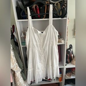 Forever 21 Plus white sun dress.
